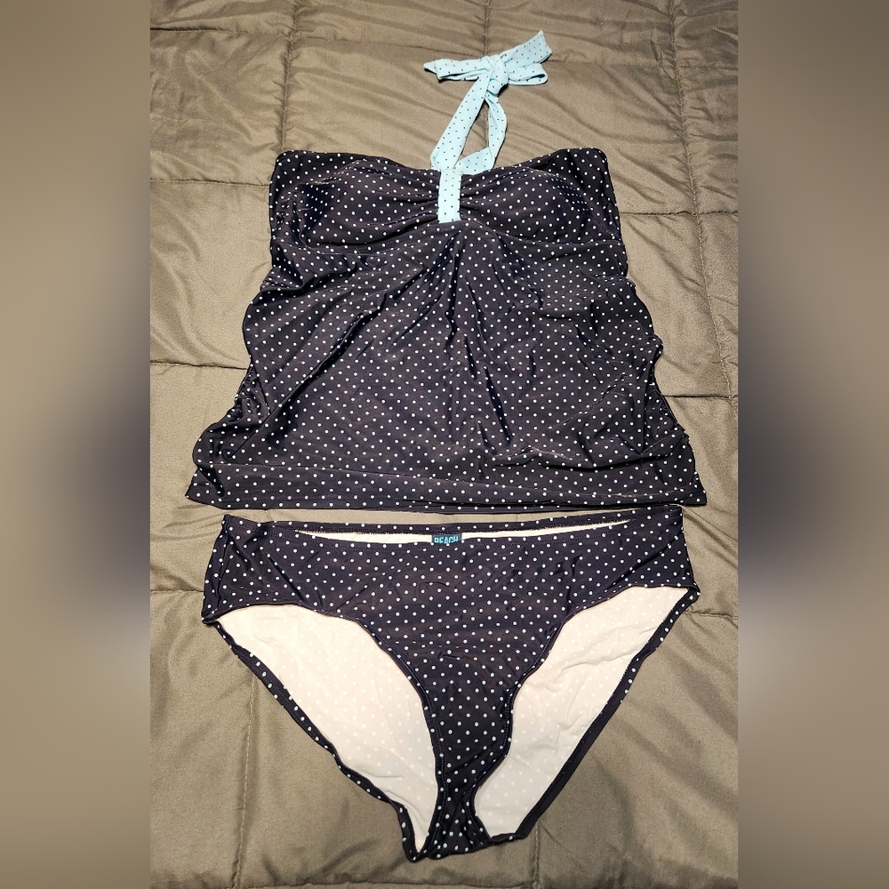 Motherhood Maternity 2 Piece XL Swimsuit Tankini
